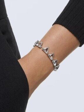 Swarovski Ortyx Triangle White Rhodium Bracelet